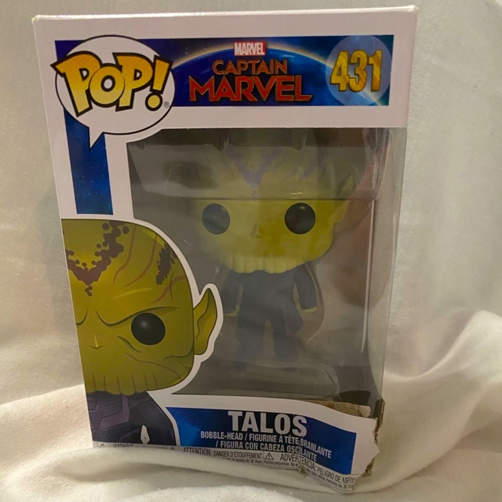 Talos Captain Marvel Funko Pop Figure